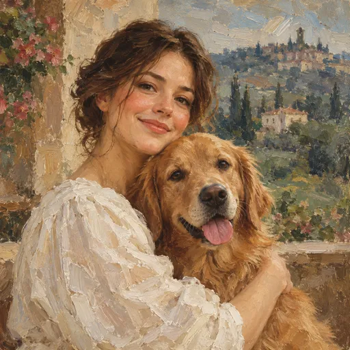 Painterly portrait